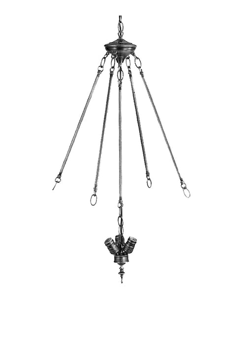 Meyda Tiffany - 21040 - Three Light Inverted Pendant Hardware - Cilindro - Mahogany Bronze