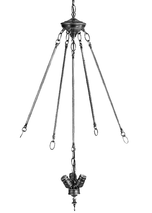 Meyda Tiffany - 21045 - Three Light Chandelier Hardware - Amelia - Chrome,Crystal