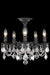 Elegant Lighting - 9205F18DB/RC - Five Light Flush Mount - Rosalia - Dark Bronze