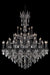 Elegant Lighting - 9245G54DB/RC - 45 Light Chandelier - Rosalia - Dark Bronze