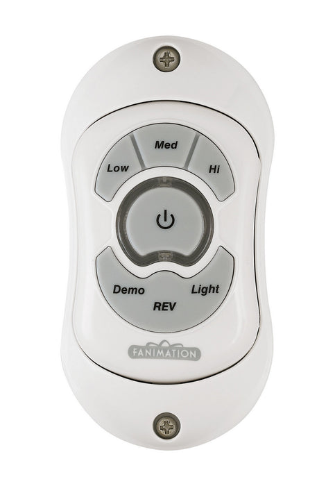 Fanimation - TR28 - Hand Held Remote Reversing - Fan Speed/Light-WH - Controls - White