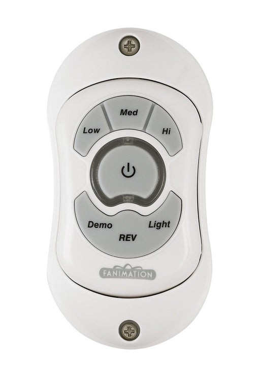 Fanimation - TR28 - Hand Held Remote Reversing - Fan Speed/Light-WH - Controls - White
