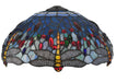 Meyda Tiffany - 119649 - Shade - Tiffany Hanginghead Dragonfly - Ebr Oaag Flame Beige