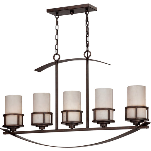 Quoizel - KY540IN - Five Light Chandelier - Kyle - Iron Gate