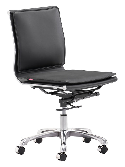 Zuo Modern - 215218 - Armless Office Chair - Lider Plus - Black