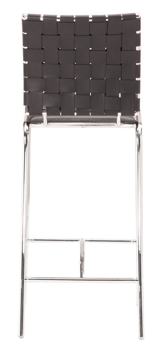 Counter Chair from the Criss Cross collection in Black finish