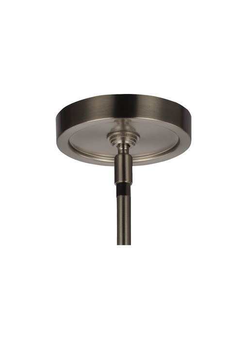 Nine Light Chandelier from the Jonah collection in Satin Nickel / Chrome finish