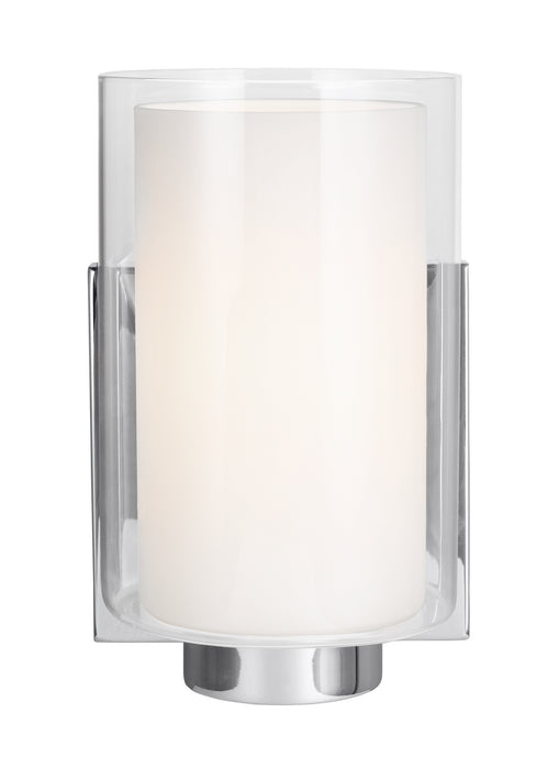 One Light Wall Sconce from the Bergin collection in Chrome finish
