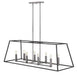 Hinkley - 3338DZ - Eight Light Linear Chandelier - Fulton - Aged Zinc
