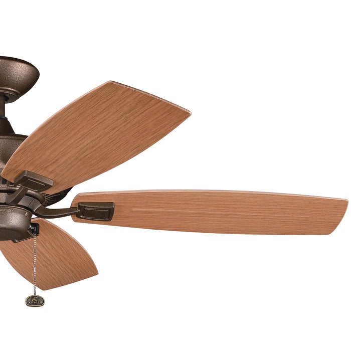 52``Ceiling Fan from the Canfield Patio collection in Weathered Copper Powder Coat finish