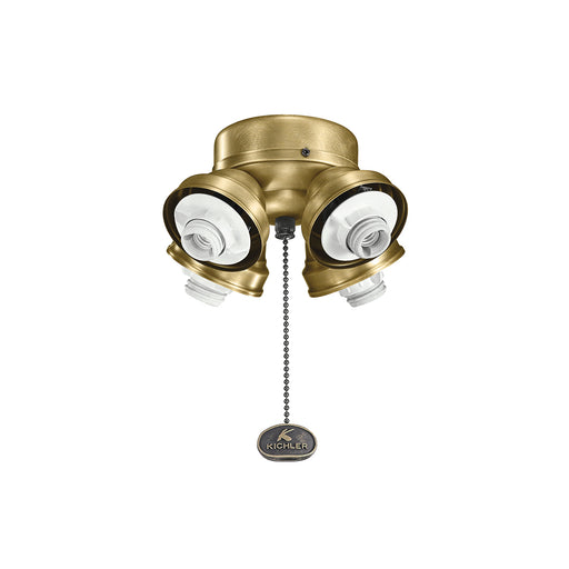 Kichler - 350011NBR - Four Light Fan Fitter - Accessory - Natural Brass