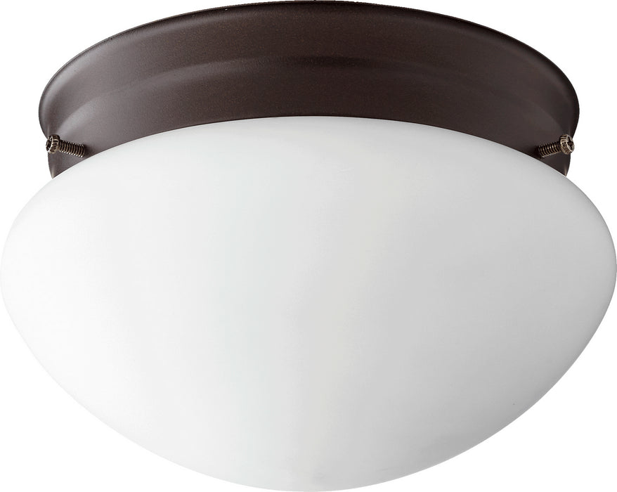 Quorum - 3023-6-86 - One Light Ceiling Mount - Oiled Bronze w/ Satin Opal