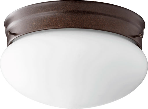 Quorum - 3023-8-86 - Two Light Ceiling Mount - Oiled Bronze w/ Satin Opal