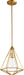 Quorum - 3311-80 - One Light Pendant - Bennett - Aged Brass