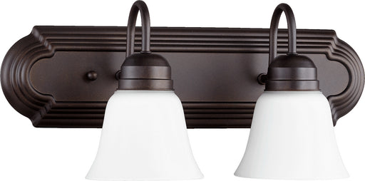 Quorum - 5094-2-86 - Two Light Vanity - Oiled Bronze w/ Satin Opal