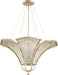 Quorum - 875-4-60 - Four Light Pendant - Bastille - Aged Silver Leaf