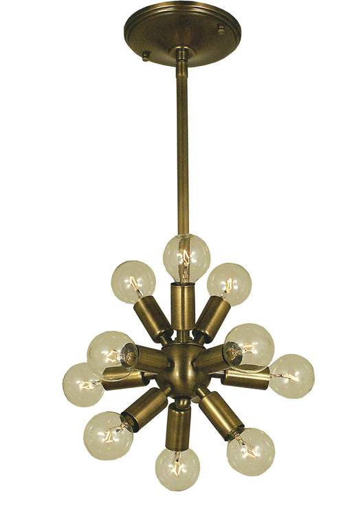 Framburg - 4391 AB - 11 Light Chandelier - Simone - Antique Brass