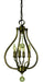 Framburg - 4444 AB - Four Light Pendant - Dewdrop - Antique Brass