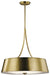 Kichler - 43742NBR - Four Light Chandelier - Maclain - Natural Brass