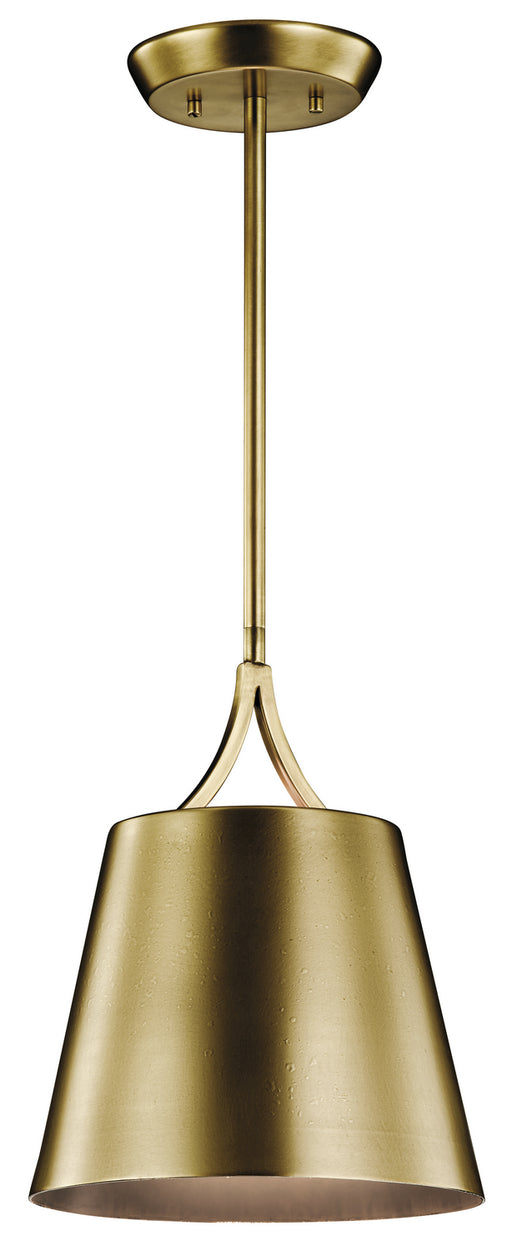 Kichler - 43743NBR - One Light Mini Pendant - Maclain - Natural Brass