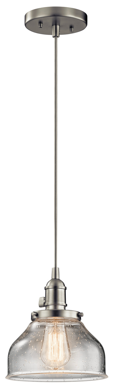 Kichler - 43850NI - One Light Mini Pendant - Avery - Brushed Nickel