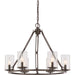 Quoizel - BCN5006WT - Six Light Chandelier - Buchanan - Western Bronze