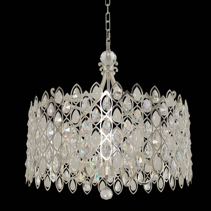 Allegri - 028753-017-FR001 - Six Light Pendant - Prive - Silver