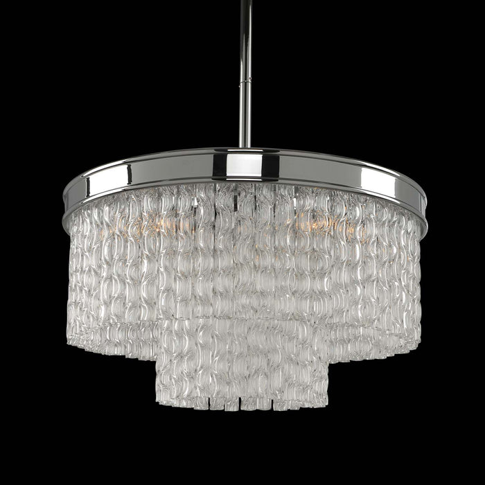 Allegri - 029541-010 - Five Light Pendant - Savena - Chrome