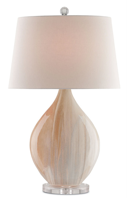 Currey and Company - 6111 - One Light Table Lamp - Opal - Amber