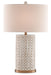 Currey and Company - 6925 - One Light Table Lamp - Bellemeade - Ivory/Antique Brass