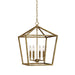 Millennium - 3244-VG - Four Light Pendant - None - Vintage Gold