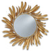 Currey and Company - 1108 - Mirror - Folium - Contemporary Gold Leaf/Mirror
