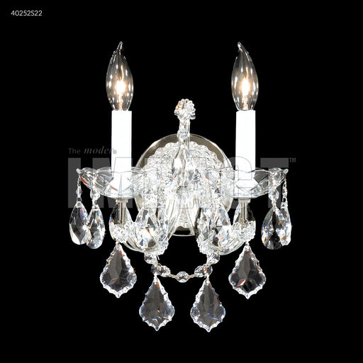 James R. Moder - 40252S22 - Two Light Wall Sconce - Maria Theresa - Silver