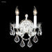James R. Moder - 40252S22 - Two Light Wall Sconce - Maria Theresa - Silver