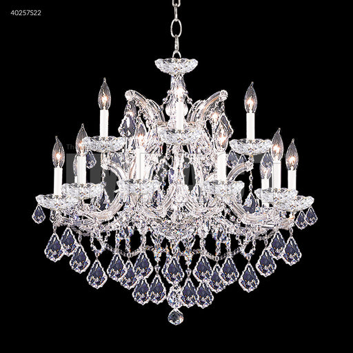 James R. Moder - 40257S22 - 16 Light Chandelier - Maria Theresa - Silver