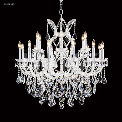 James R. Moder - 40258S22 - 19 Light Chandelier - Maria Theresa - Silver