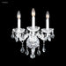 James R. Moder - 40463S22 - Three Light Wall Sconce - Palace Ice - Silver
