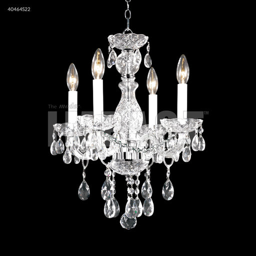 James R. Moder - 40464S22 - Four Light Chandelier - Palace Ice - Silver