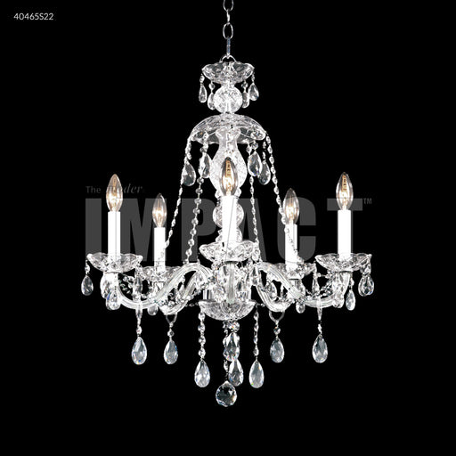 James R. Moder - 40465S22 - Five Light Chandelier - Palace Ice - Silver
