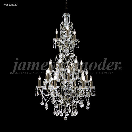 James R. Moder - 40682BZ22 - 21 Light Chandelier - Charleston - Bronze