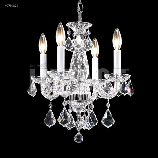 James R. Moder - 40794S22 - Four Light Chandelier - Palace Ice - Silver