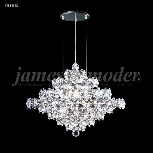 James R. Moder - 95888S22 - 25 Light Chandelier - Continental Fashion - Silver