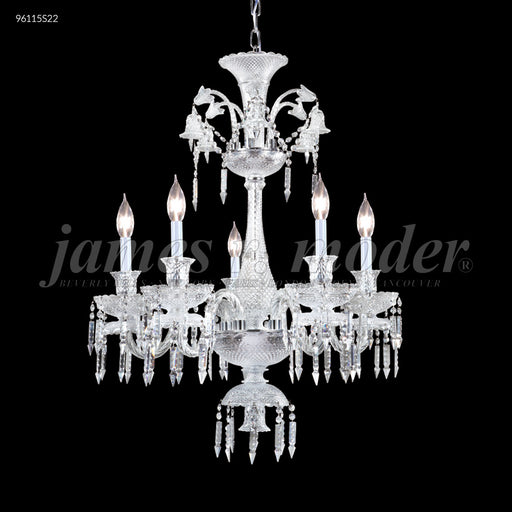 James R. Moder - 96115S22 - Five Light Chandelier - Le Chateau - Silver