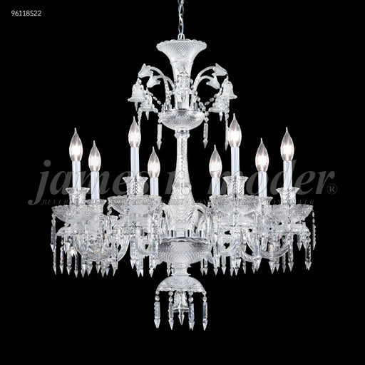 James R. Moder - 96118S22 - Eight Light Chandelier - Le Chateau - Silver