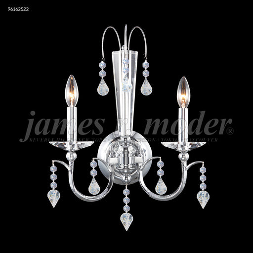 James R. Moder - 96162S22 - Two Light Wall Sconce - Medallion - Silver