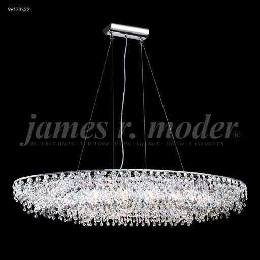 James R. Moder - 96173S22 - 12 Light Chandelier - Continental Fashion - Silver