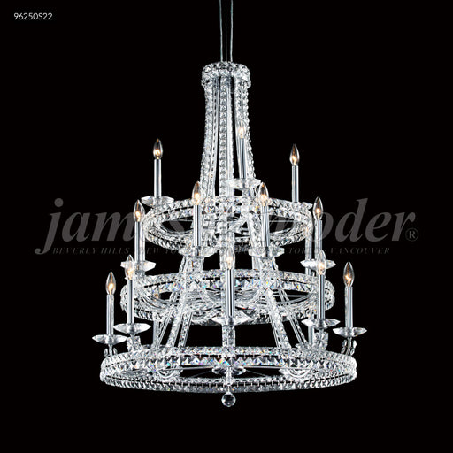 James R. Moder - 96250S22 - 20 Light Chandelier - Ashton - Silver