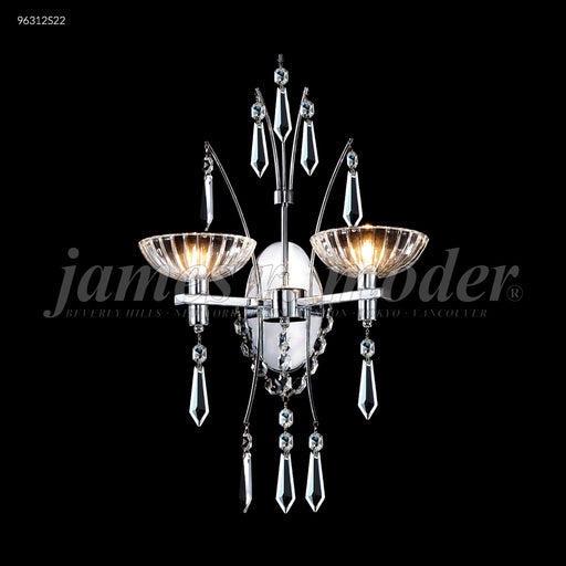 James R. Moder - 96312S22 - Two Light Wall Sconce - Medallion - Silver