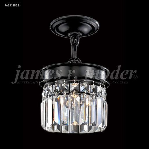 James R. Moder - 96331SB22 - One Light Pendant - Europa - Satin Black
