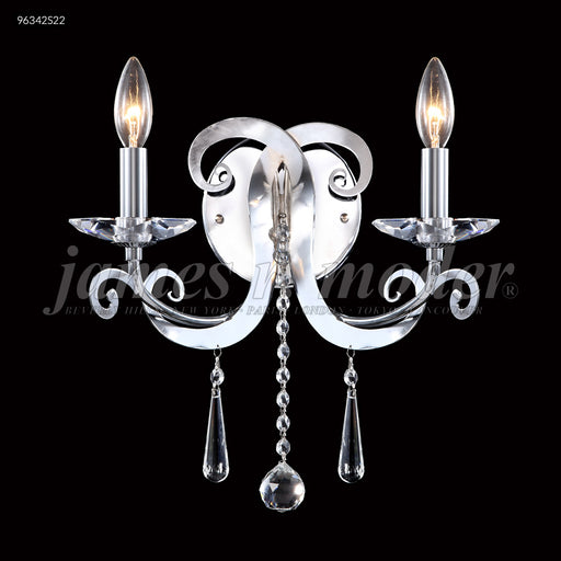James R. Moder - 96342S22 - Two Light Wall Sconce - Europa - Silver